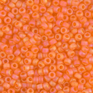 Miyuki rocailles Perlen 8/0 - Matte transparent orange ab 8-138FR